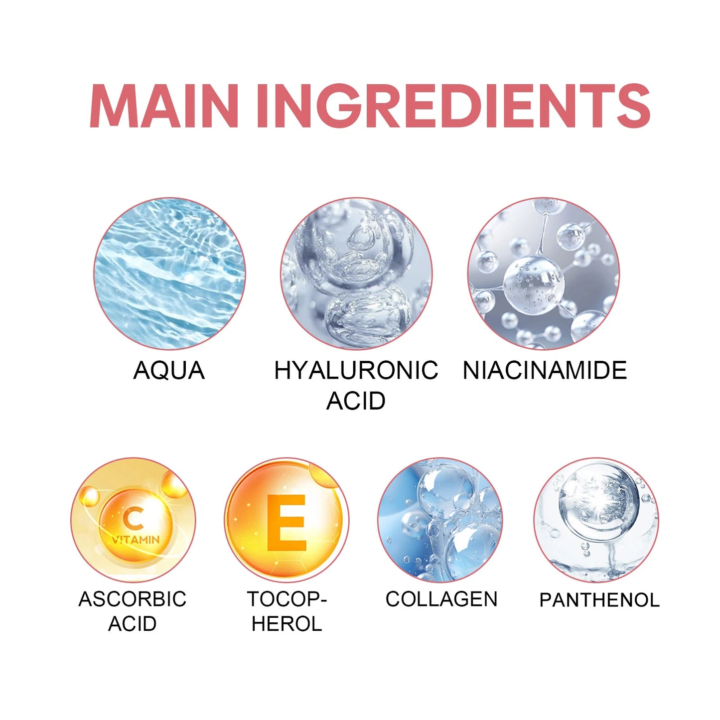 Suero Facial 5 en 1 para Reducir Líneas Finas, Reafirmante, Reduce Manchas y Pigmentación, Hidratante, Reafirmante de Piel