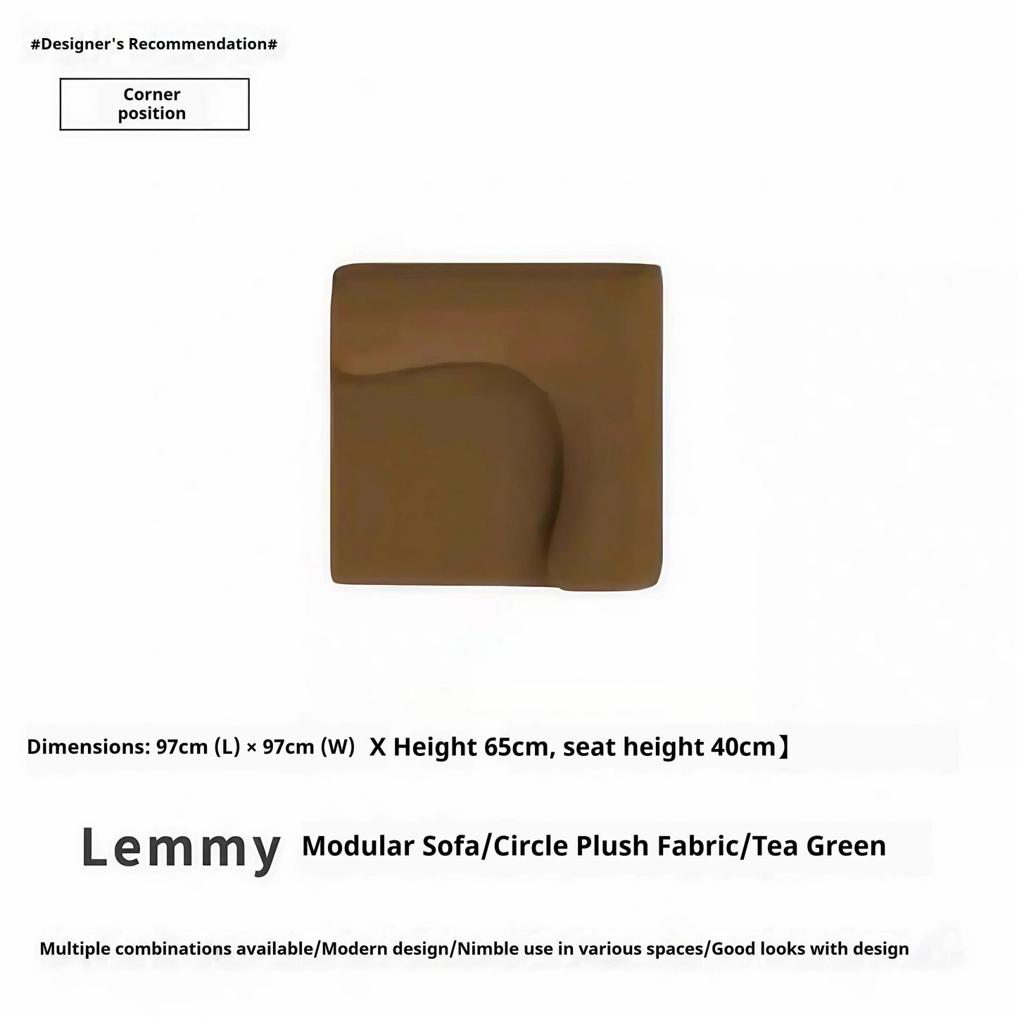 Sofá modular comprimido al vacío, seccional de tela Wabi-Sabi Sherpa con espuma muy elástica, estilo crema de mediados de siglo, ahorro de espacio