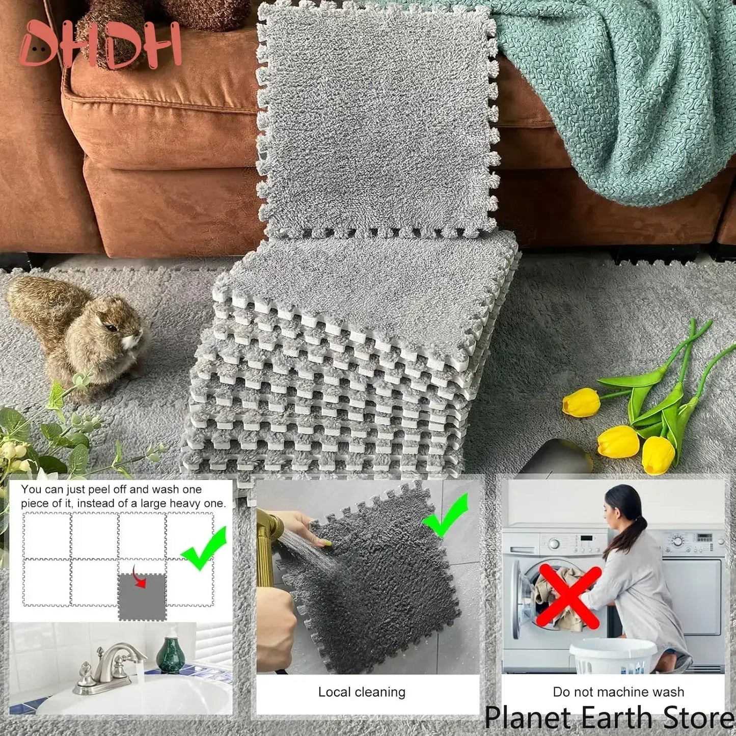 Forro para jaula de conejillo de indias, estera de cama antideslizante impermeable, almohadilla altamente absorbente para orinar, artículos para mascotas pequeñas, 4/10 piezas