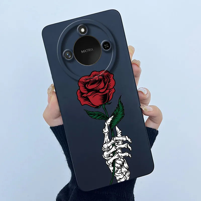 Para Honor X9C Funda de teléfono inteligente X9cSmart Funda de silicona suave dulce moda pintada dibujos animados niños niñas encantadora Funda trasera estampada