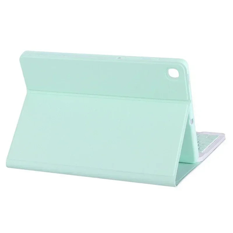 Funda con teclado para Xiaomi Redmi Pad 2 2025, funda con soporte de 11 pulgadas con ranura para lápiz, teclado español, portugués, ruso y inglés