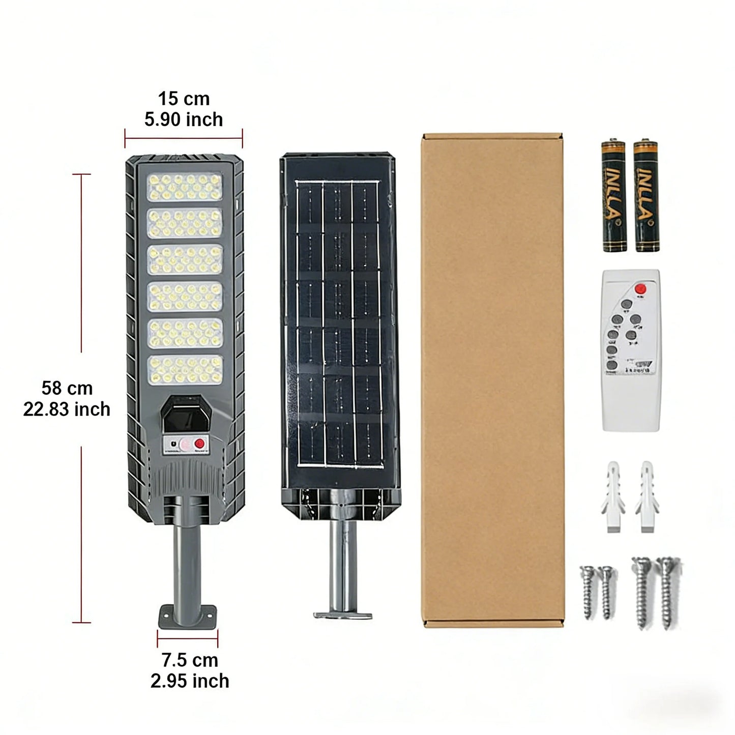 Luces solares 9000000LM 4000W/3000W/1000W, reflector de farola impermeable para exteriores con Sensor de movimiento, lámpara de pared para jardín y patio