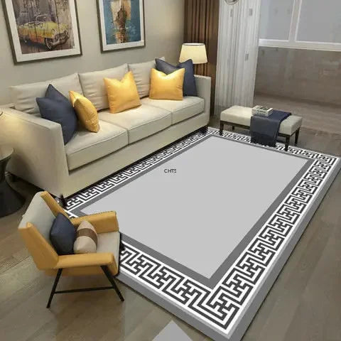 Alfombra moderna y sencilla para el hogar, alfombra para dormitorio, sala de estar, decoración grande para dormitorio, mesas de centro para el hogar, alfombra lavable
