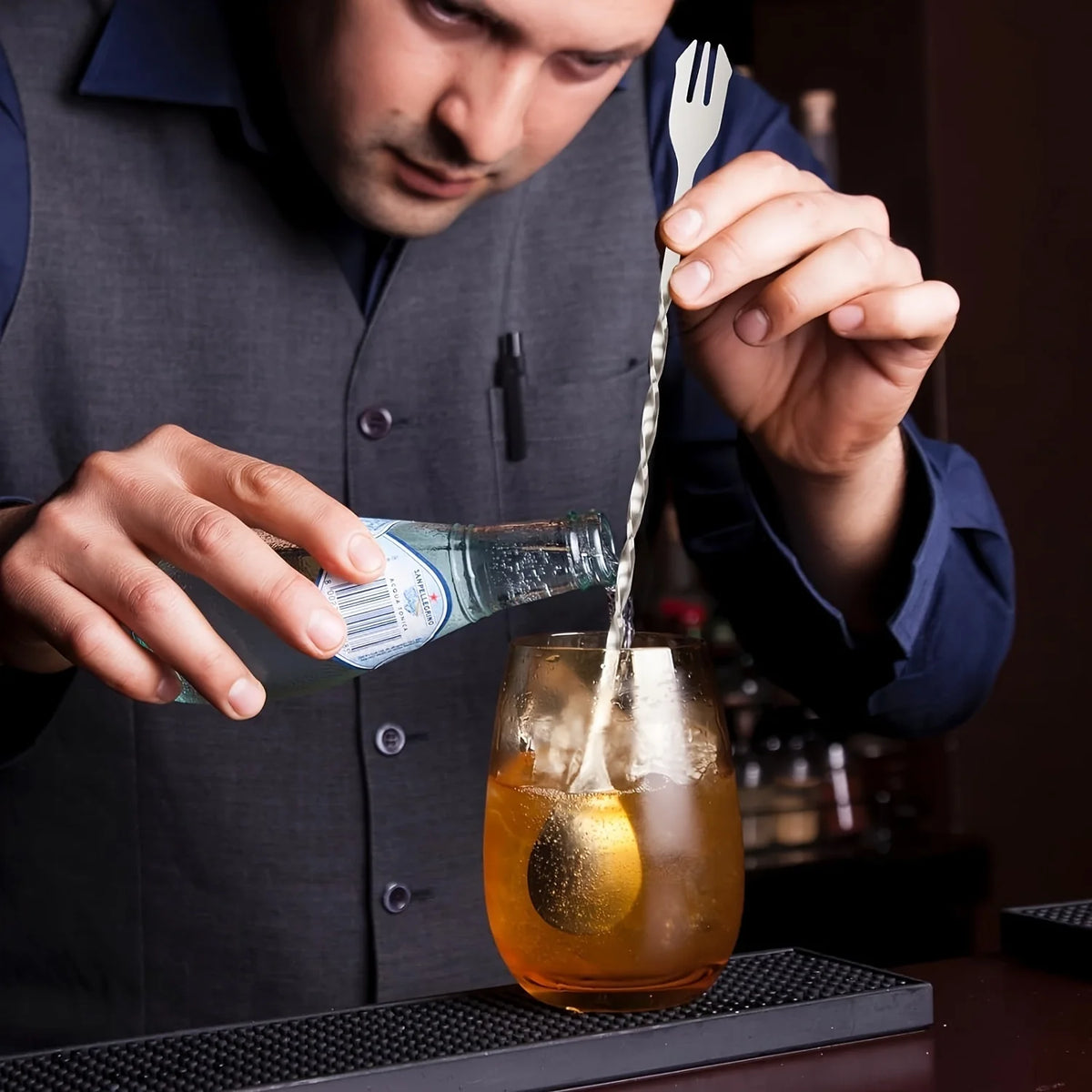 Juego de coctelera y barra, mezclador profesional de Margarita, coctelera de bebidas y Jigger medidor y cuchara mezcladora, herramientas de Bar
