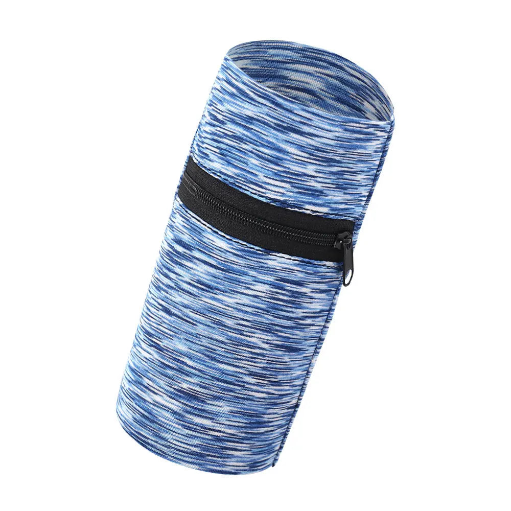Bolsa de muñeca para correr con cremallera, bolsa ligera para tarjetas y llaves de teléfono, a prueba de sudor, para gimnasio, Fitness, deportes, brazalete para ciclismo