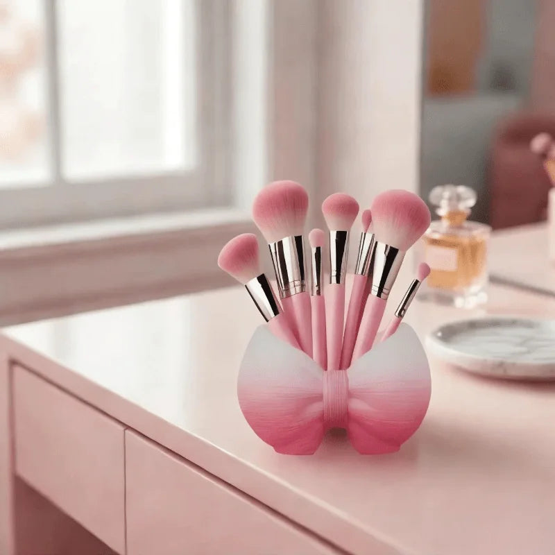 Modelo con Molde de Silicona 3D con Diseño de Lazo. Muy adecuado para hacer manualidades con resina epoxi, soporte para brochas de maquillaje, tanque de almacenamiento, F