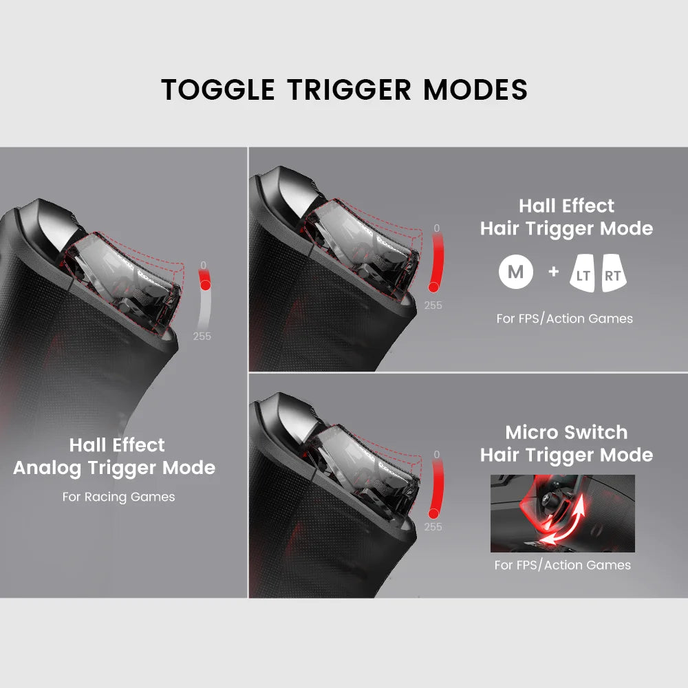 Gamesir Cyclone 2 controlador Nintendo Switch PC Joystick inalámbrico Gamepad Pro controlador para Nintendo Switch iPhone Android PC
