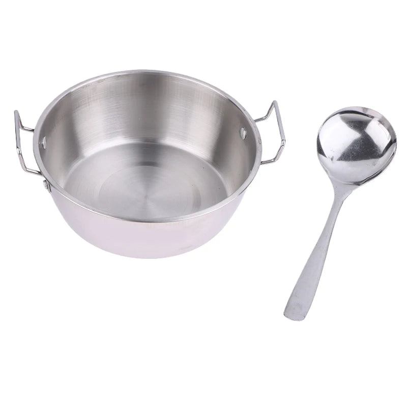 Olla para cocinar con asa de acero inoxidable para cocina, olla para mariscos y arroz, paellera para cocina casera, platos para aperitivos de picnic