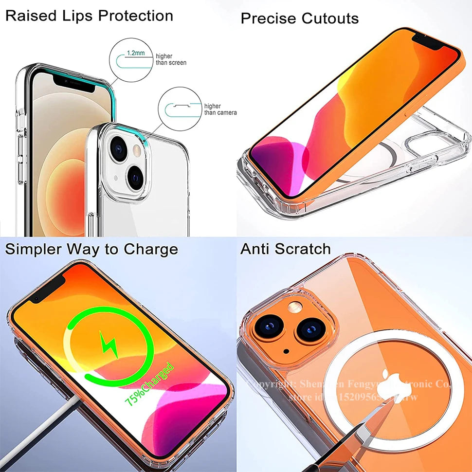 Funda de teléfono con soporte magnético para iPhone 17 16 15 14 Pro Max Plus 12 13 Mini 11 fundas móviles con soporte contraportada a prueba de golpes