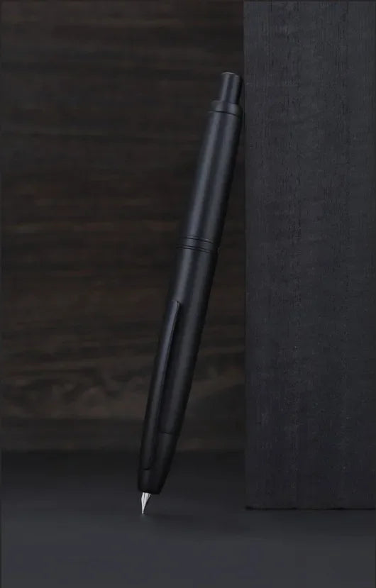 JINHAO 10 pluma estilográfica de prensa, punta retráctil EF/F de Metal con Clip, convertidor de pluma de tinta para escribir, suministros escolares, papelería PK A1 A2