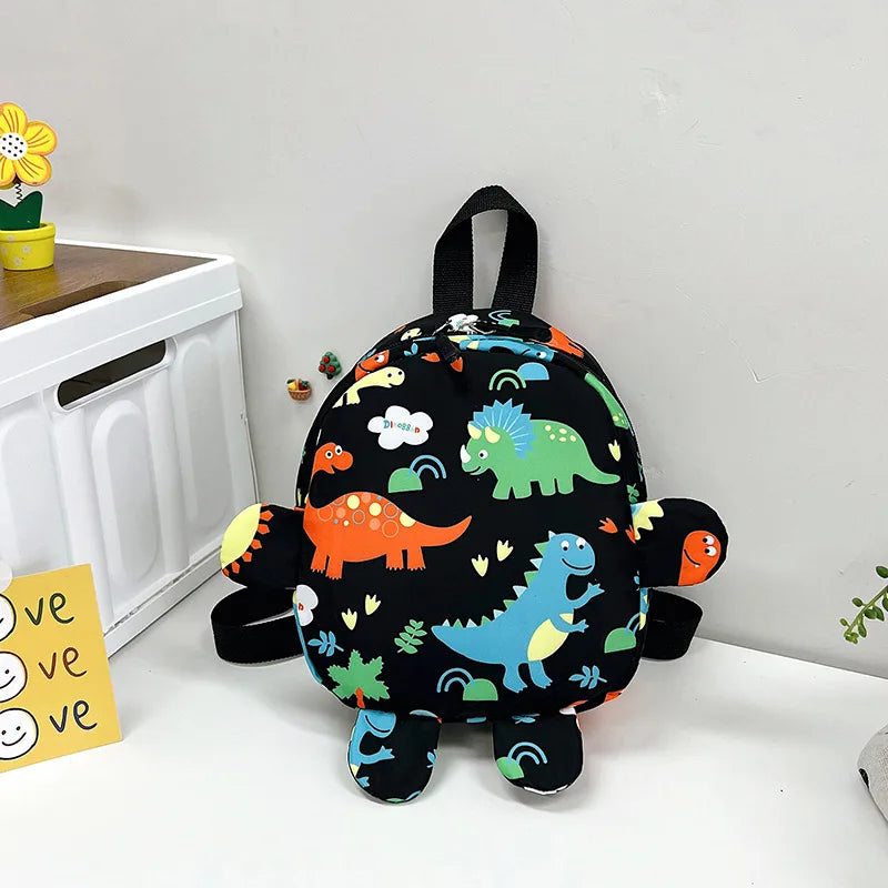 Bolsa bonita para niños, mochilas escolares con dibujos de dinosaurios para niños, mochila de viaje para exteriores preescolar para guardería, antipérdida