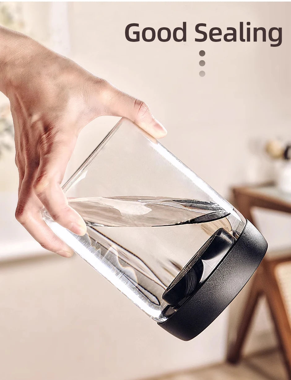 Frasco de Vidrio Hermético al Vacío para Almacenamiento de Granos de Café, Alimentos, Té, Frasco de Almacenamiento de Alimentos Frescos, Accesorios de Cocina