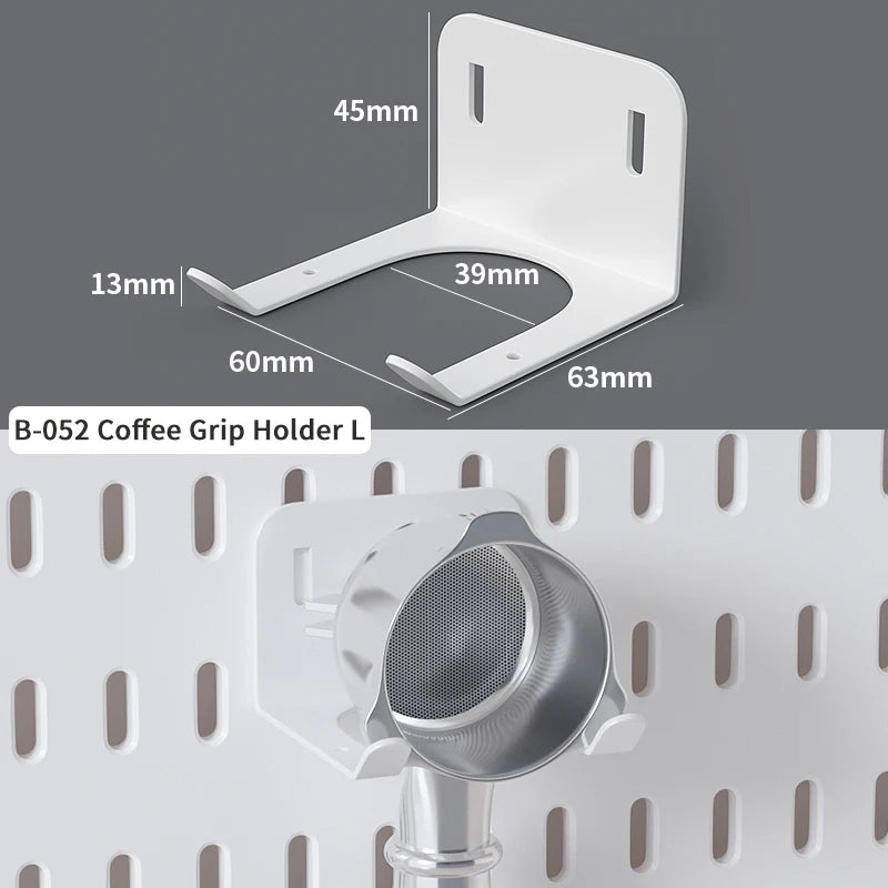 Kit organizador de pared combinado con tablero perforado DIY: paneles colgantes modulares, instalación sin perforaciones, ideal para exhibición de pared de habitaciones artesanales