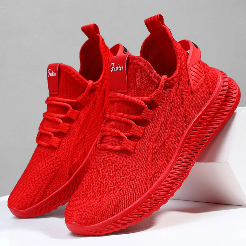 Zapatillas amarillas para mujer, zapatillas de deporte de malla transpirable, ligeras, informales, para primavera, nuevas, para tenis