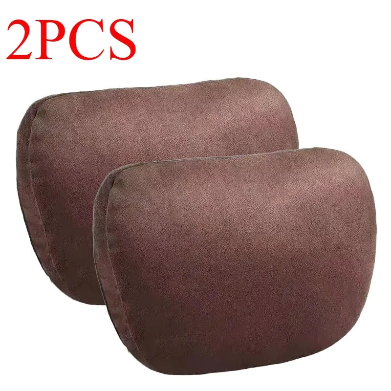 1/2 Uds reposacabezas de coche soporte para el cuello asiento/Clase de diseño Maybach suave Universal ajustable almohada de coche cojín de descanso para el cuello de alta calidad