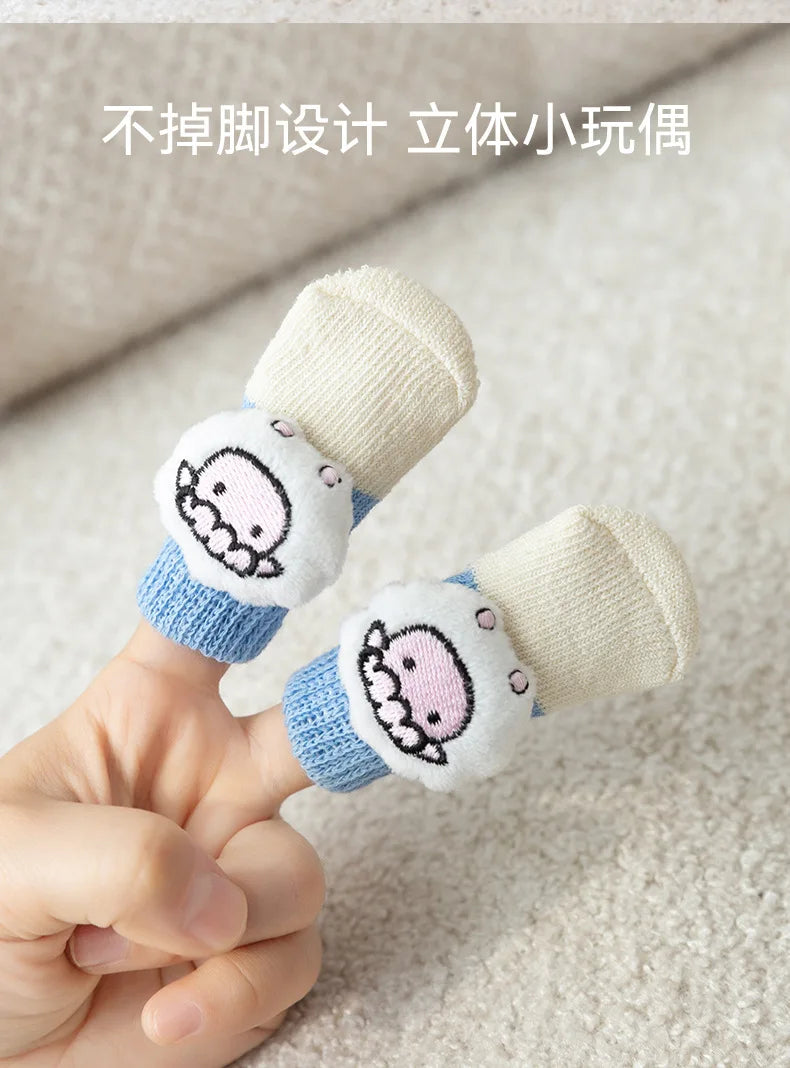 4Pcs/Set Pet Socks Anti Slip Dog Foot Cover Set Teddy Dog Shoes Set 4 Dogs Socks Puppy Socks Dogs Shoes for Small Dogs
