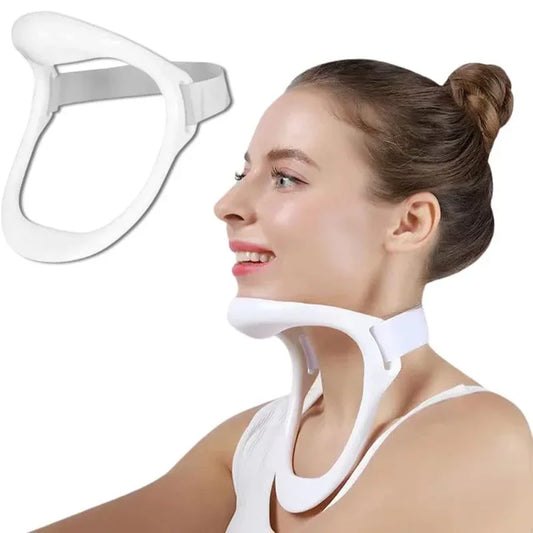 Corrector de postura, Collar Cervical, soporte para el cuello, dispositivo de tracción Cervical, tirantes para el cuello, cuidado de la salud, cuello para evitar la cabeza baja
