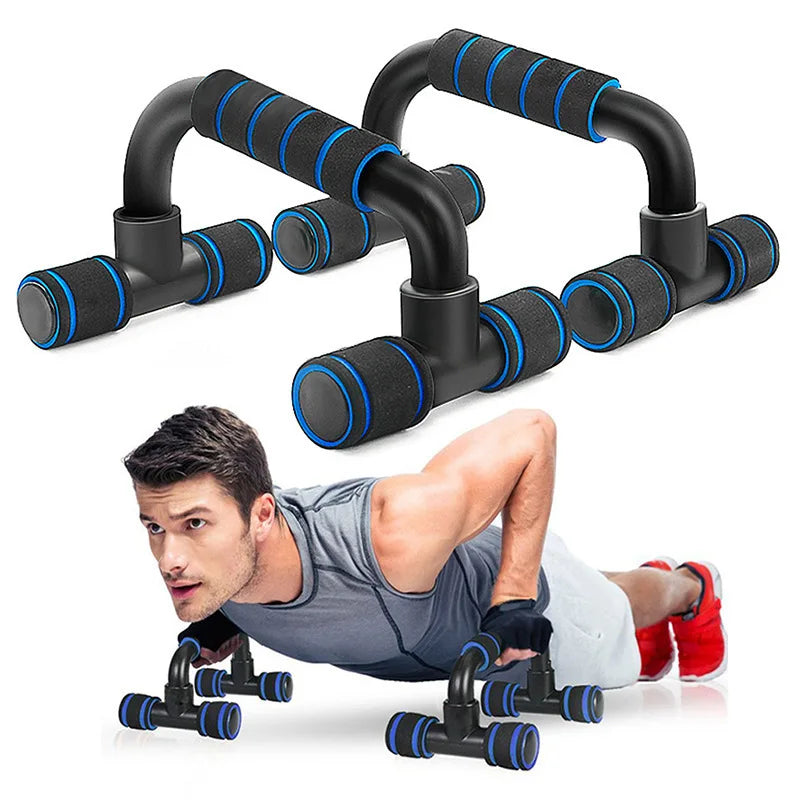 Barra de soporte antideslizante en forma de H para realce, estante de energía para Fitness en casa, manijas de gimnasio, barras de flexiones, ejercicio, brazo, entrenamiento muscular del pecho