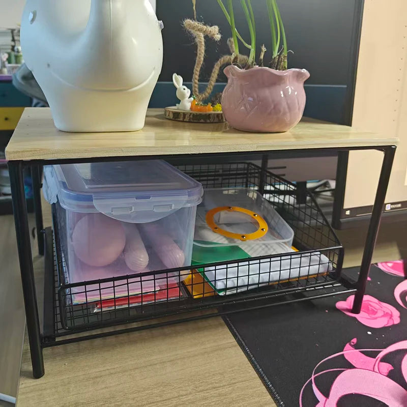 Organizador de encimera de cocina: estante multiusos para microondas, especias, cafeteras y impresora