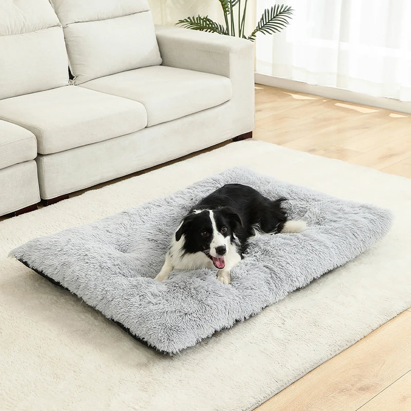 Camas suaves para perros, casa de felpa larga y suave, la mejor cama para perros, cesta para perros, productos para mascotas, cojín, cama para gatos, estera para gatos, sofá para dormir para animales