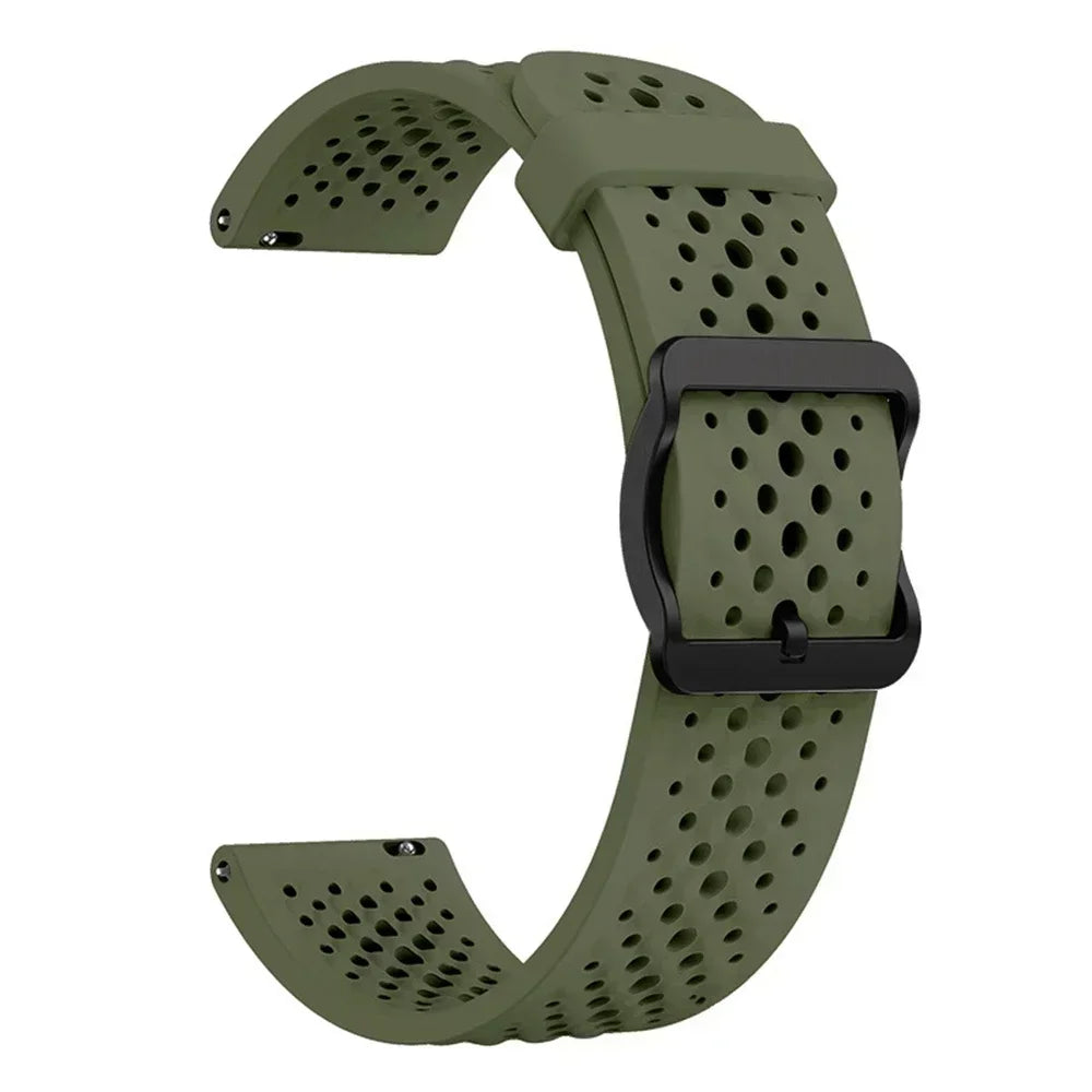 Correa de 22mm para Garmin Forerunner 570 47mm 265 255 M correa de reloj para Garmin Venu 3/Vivoactive 4 pulsera deportiva de silicona transpirable