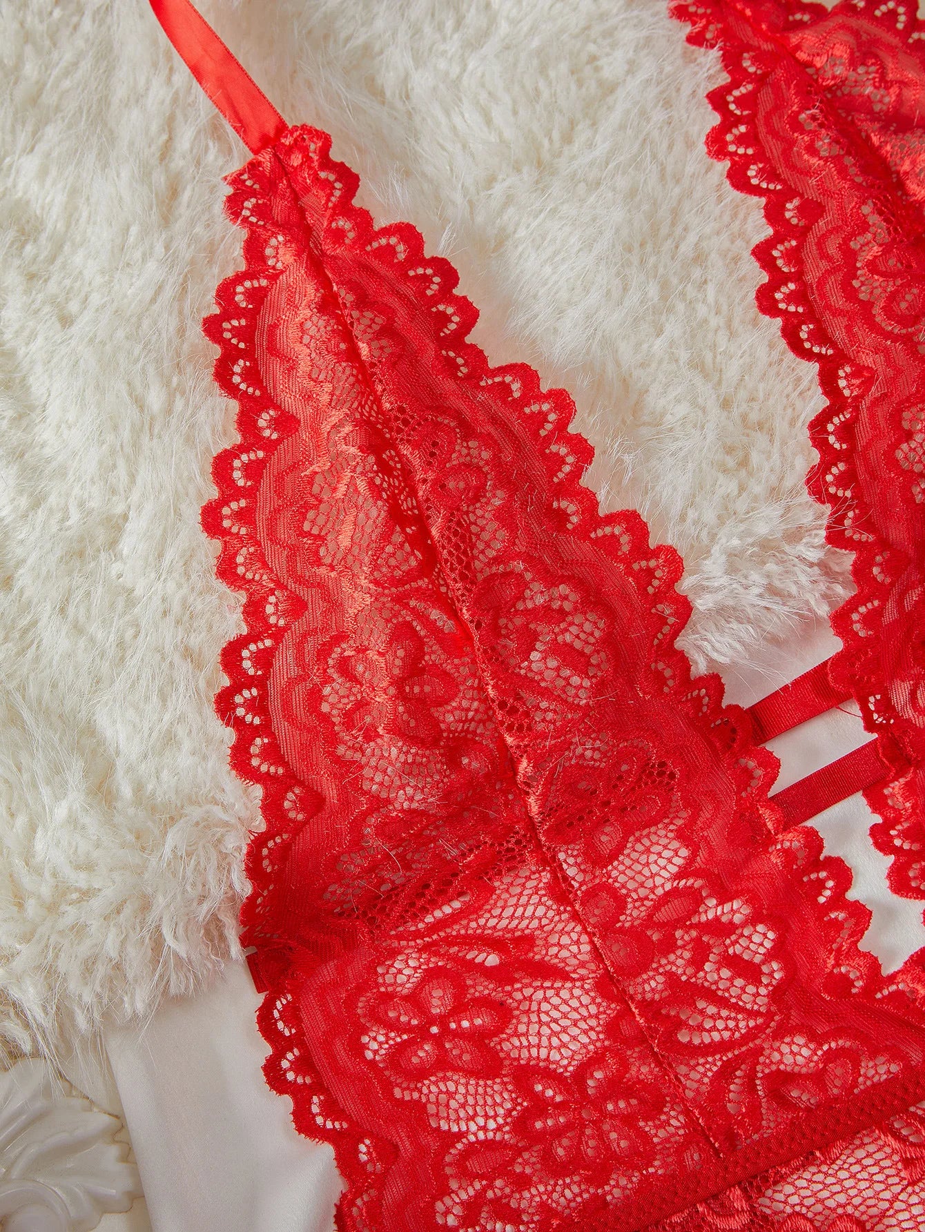 Conjunto de lencería erótica hueca de realce para mujer, ropa interior transparente de encaje, conjunto de sujetador erótico ajustado, vestido de dormir Sexy de encaje a la moda