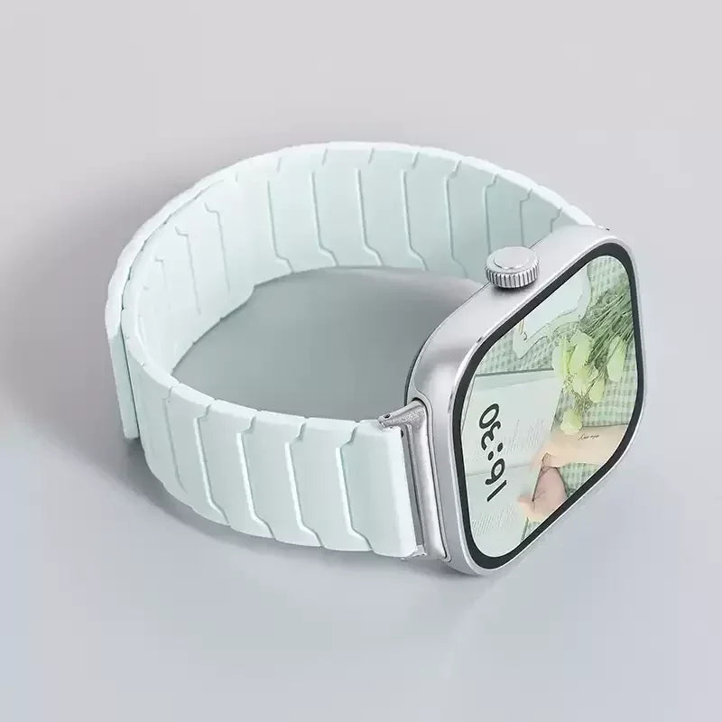 Correas magnéticas de silicona para Huawei Watch Fit 4/Fit 3, pulsera deportiva de repuesto para Huawei Watch Fit 4 Pro/4 Correa