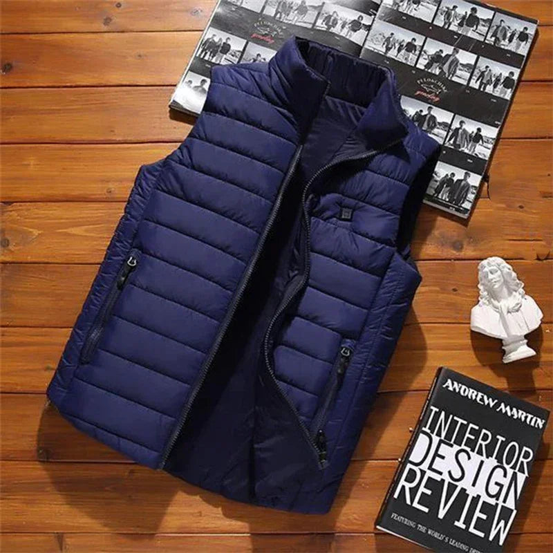 Nuevo superventas personalizable chaleco calefactable eléctrico trajes hechos a medida JRBX9869