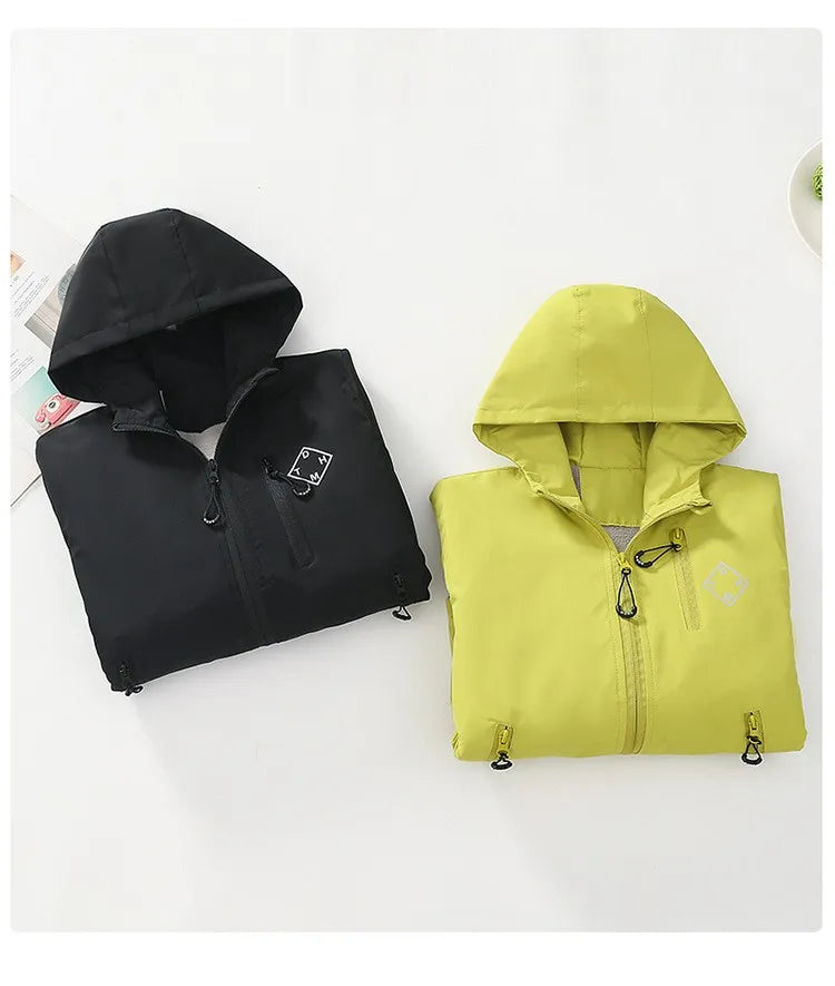 Otoño Invierno chaqueta para niños adolescentes de lana gruesa a prueba de viento cálido abrigo deportivo con capucha para niños de 4 a 14 años ropa de abrigo para niños Top
