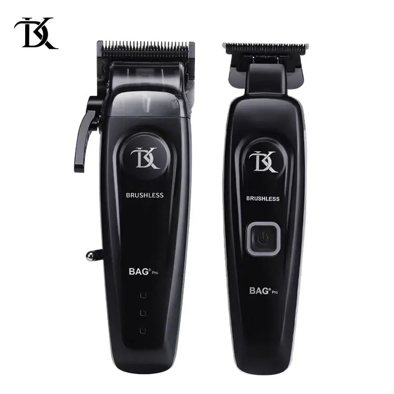 Cortapelos profesional para hombres 2025 DKBAG-078 recortador de barba dentada con cuchilla DLC con carga USB y Motor sin escobillas 7200 RPM