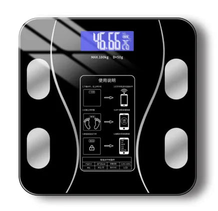 Nueva báscula de grasa corporal USB, báscula de grasa casera inteligente y precisa, báscula corporal para adultos, báscula electrónica pequeña, báscula corporal
