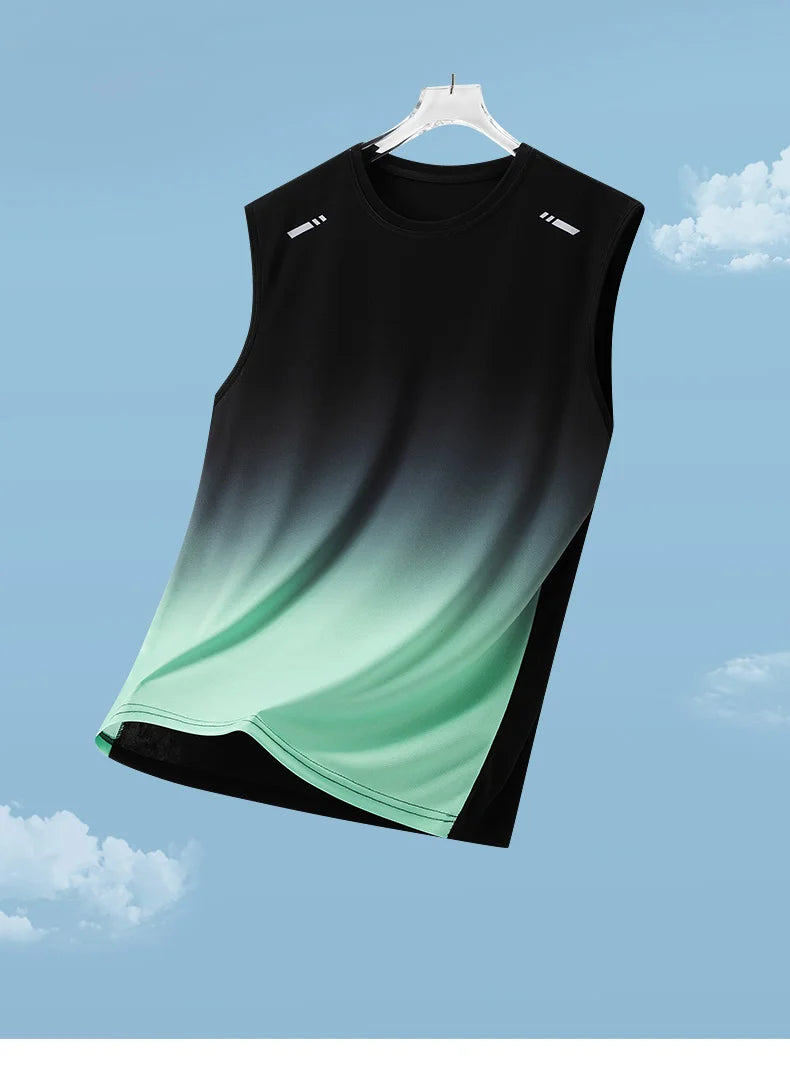 Chaleco de Verano de Secado Rápido para Maratón, Chaleco Deportivo Ligero y Transpirable para Hombre, Chaleco de Malla Absorbente de Humedad para Correr