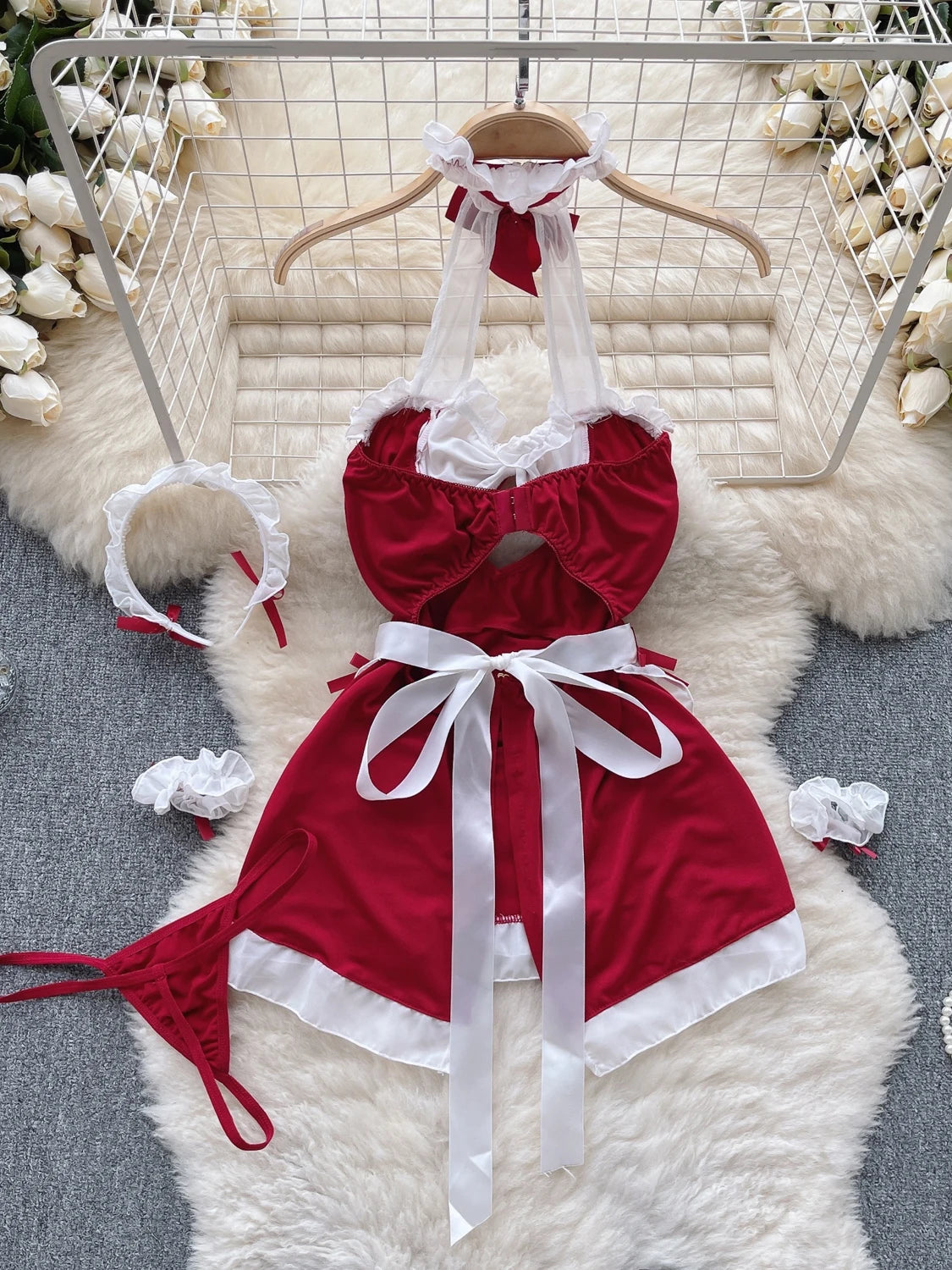 Ropa de dormir para fiesta de San Valentín, Catsuits combinados, peleles de tiras de malla eróticos íntimos ajustados, monos de mujer, lencería, conjuntos sexys