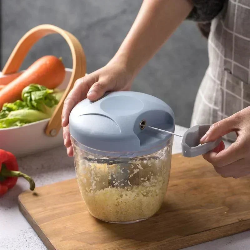 Prensa Manual de ajo para el hogar, picadora multifunción para moler alimentos, cortador de verduras, utensilios de cocina para carne, herramienta trituradora