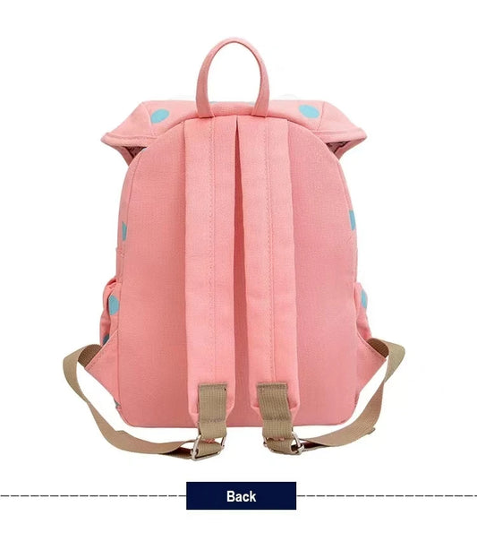 Mochila multicolor estilo conejo para niños, bolso escolar para niños, Mochila de Pascua a la moda para niñas y guardería