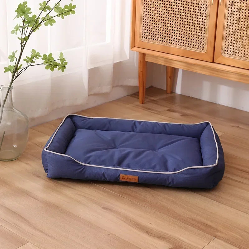 Cama para perros, camas para perros de compañía, relleno de algodón PP grueso para las cuatro estaciones, resistente a mordeduras, impermeable, estera Oxford 600D, accesorios para perros