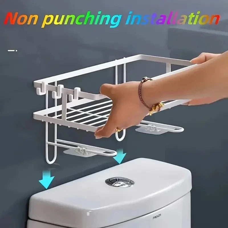 Estante de almacenamiento para el baño, organizador de almacenamiento para el baño, estante de almacenamiento para el baño, accesorios para el baño