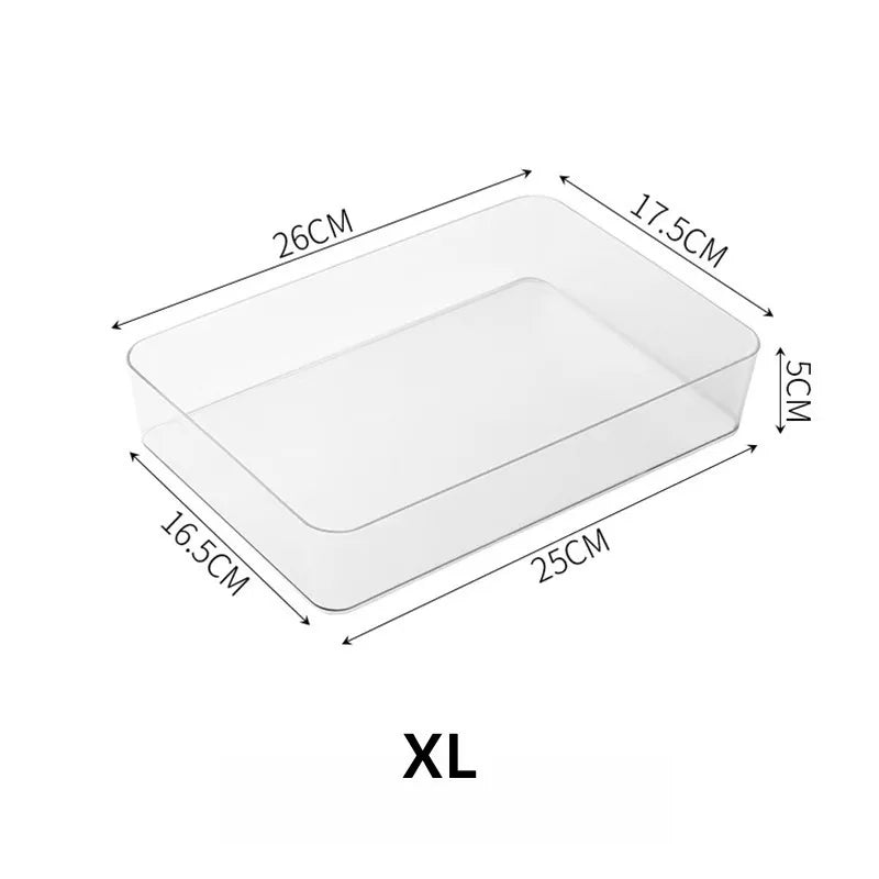 Caja de almacenamiento de cosméticos y papelería, adecuada para maquillaje, suministros de oficina, almacenamiento en el hogar, organizador de escritorio y cajones para el hogar
