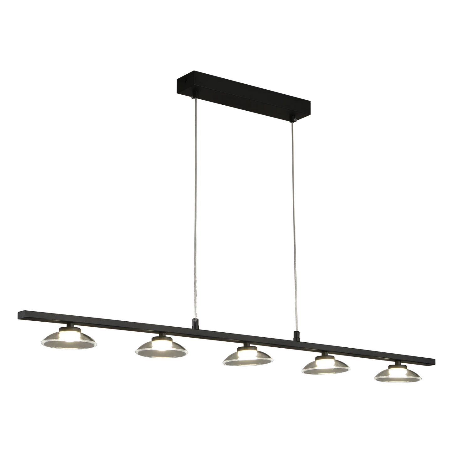 Iluminación Led moderna para sala de estar, candelabros de tira larga para mesa de comedor, iluminación de techo, sala de reuniones, lámparas de Bar y Café, lámpara interior