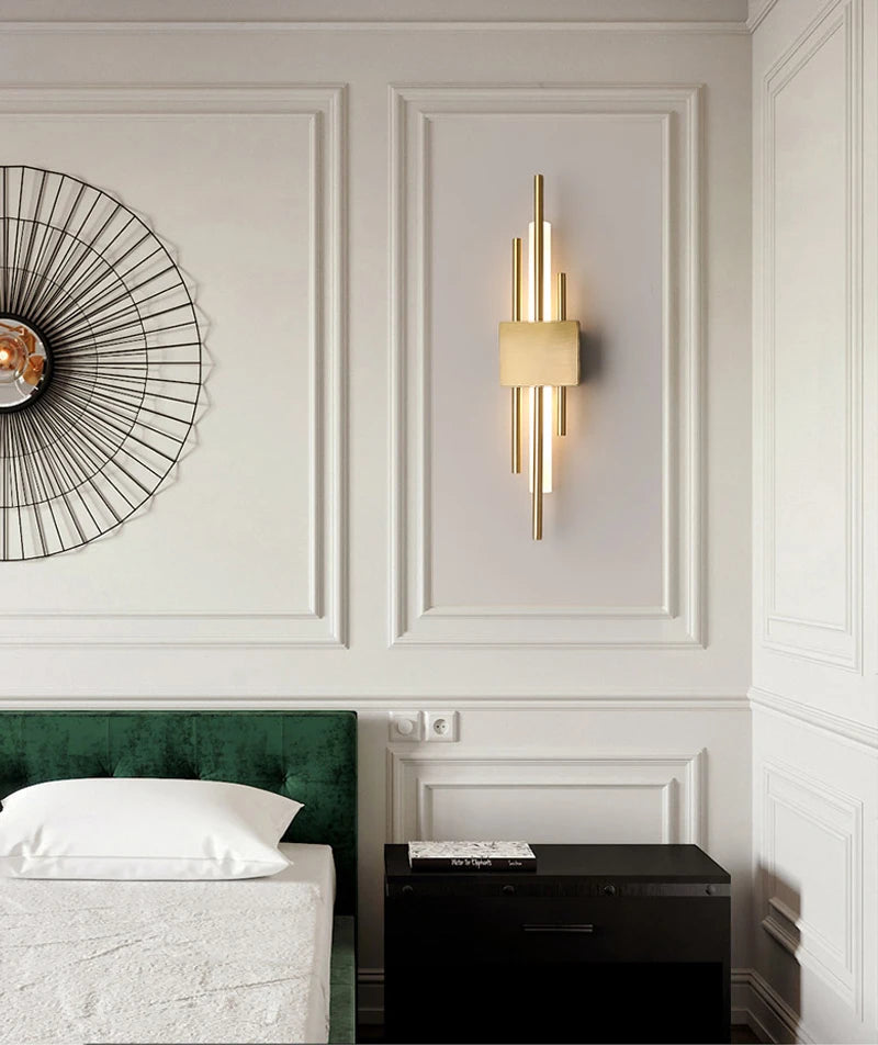 Lámpara de pared LED moderna, iluminación interior, apliques de pared para baño, accesorio de iluminación para sala de estar, pasillo, decoración de dormitorio, luces de pared