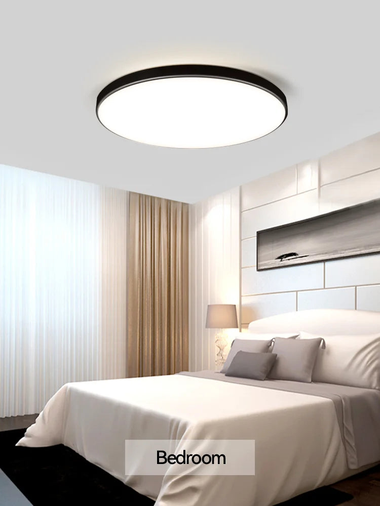Lámpara de techo Led para sala de estar, luz moderna de CA 110V-220V, 18W, 30W, 40W, accesorios de iluminación para dormitorio y cocina