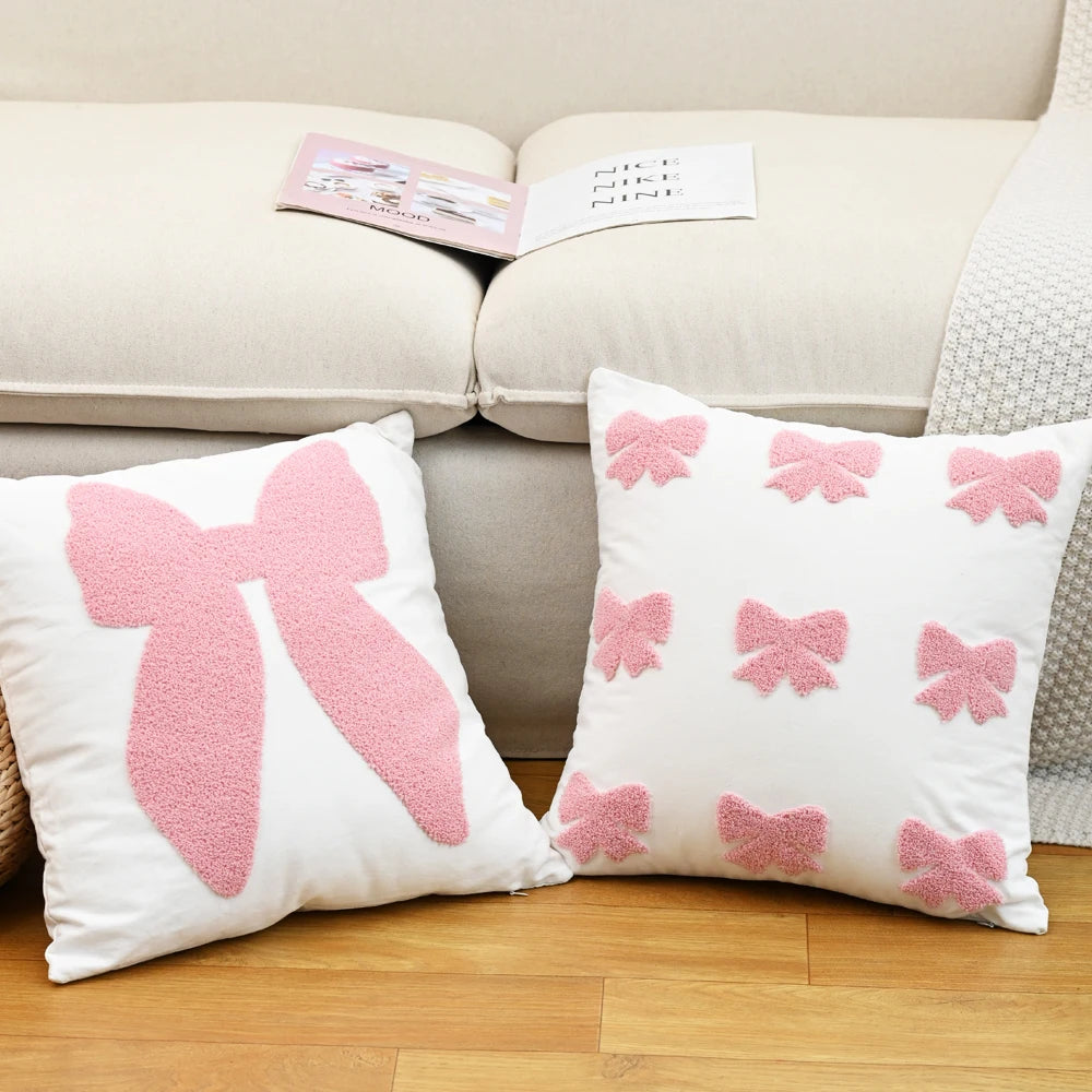BUYNOW-fundas de cojín con Orejas de conejo, fundas de almohada de terciopelo holandés, decoración de felpa suave, fundas de almohada para sofá, decoración del hogar, 1 ud.