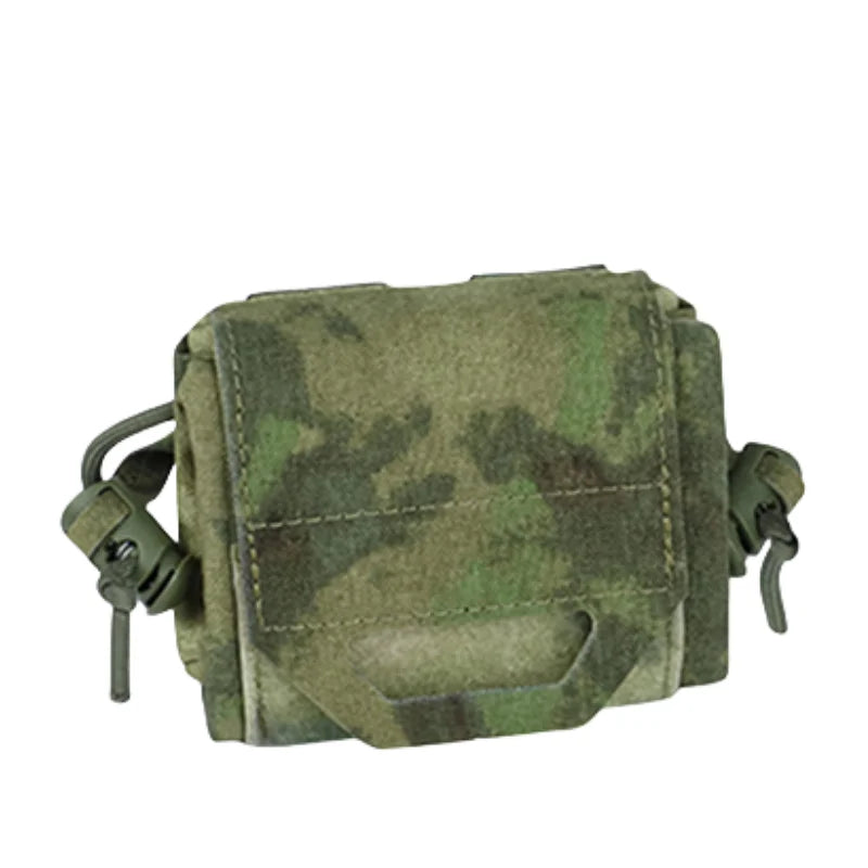 Bolsa de basura Molle, Mini bolsa de reciclaje plegable, herramienta de cintura molle, bolsa para artículos diversos, bolsa de utilidad para revista, cinturón Molle, chaleco, mochila