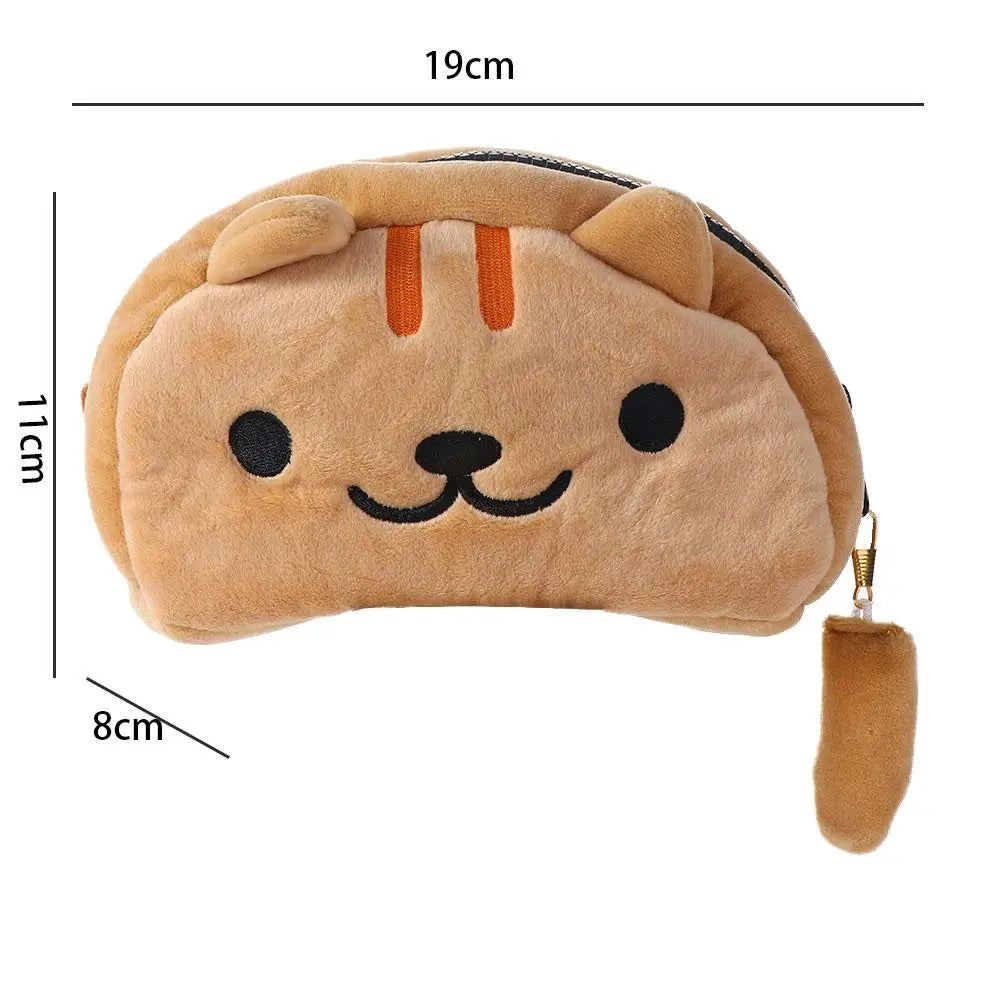 Bolsa para bolígrafos, organizador de maquillaje, bolsa para libros de gran capacidad, bolsas para lápices con diseño de gato, estuches para cosméticos, organizador de papelería, bolsa para lápices