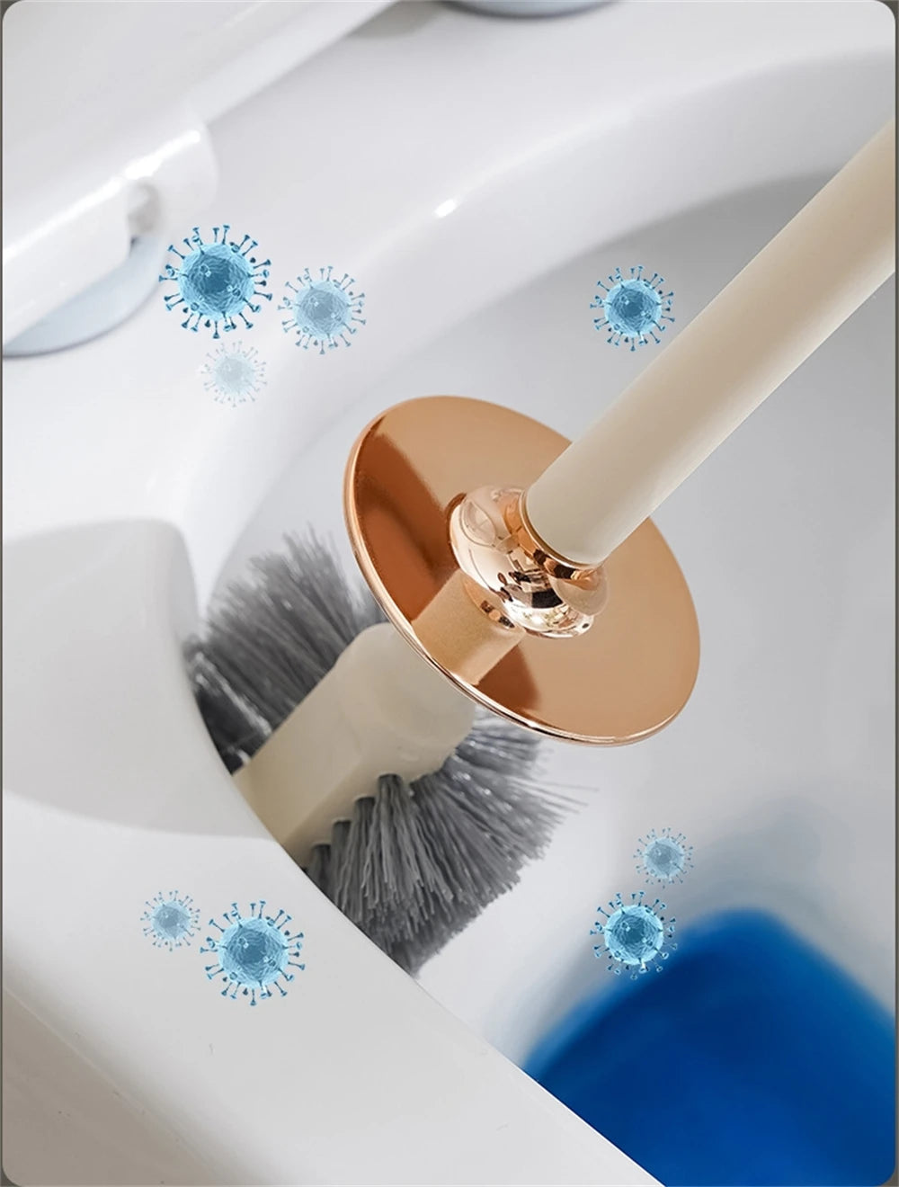 Cepillo de baño creativo con soporte, cepillos suaves para el hogar, accesorios de limpieza, base a prueba de fugas, herramientas de limpieza de secado rápido