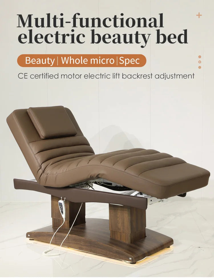 Cama eléctrica para pestañas, Spa, masaje De belleza, Cama Facial De Masajes, Cama eléctrica para tatuajes para salón De belleza