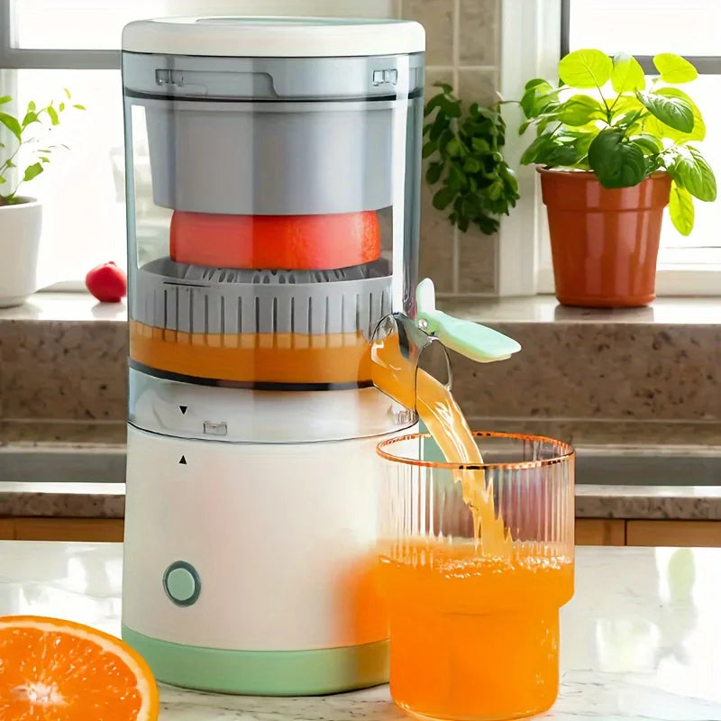 Exprimidor de cítricos eléctrico portátil, máquina exprimidora de zumo de naranja con carga USB, licuadora de frutas y limón, mezclador exprimidor fresco automático