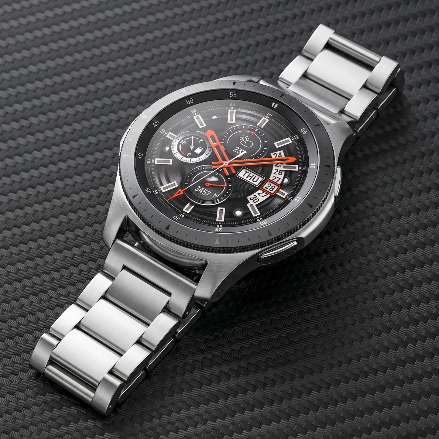 Correa de reloj de acero inoxidable sólido, pulsera de Metal de 18, 20, 21, 22, 23 y 24mm, correa de repuesto para hombre y mujer, accesorios para pulsera