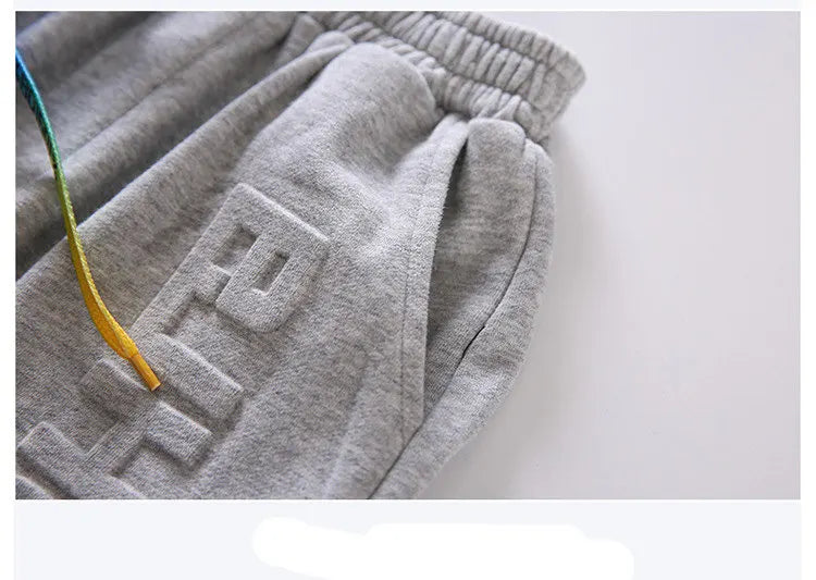 Pantalones cortos deportivos de algodón para niños, hasta la rodilla pantalón de chándal, talla 5, 6, 7, 8, 10, 12, 13, 14 años, gran oferta, Verano