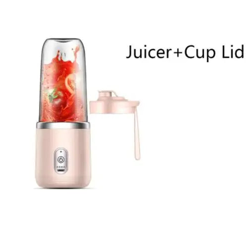 Licuadora Portátil Eléctrica con 6 Cuchillas, Multifuncional, para Jugos, Smoothies, Hielo y Procesamiento de Alimentos